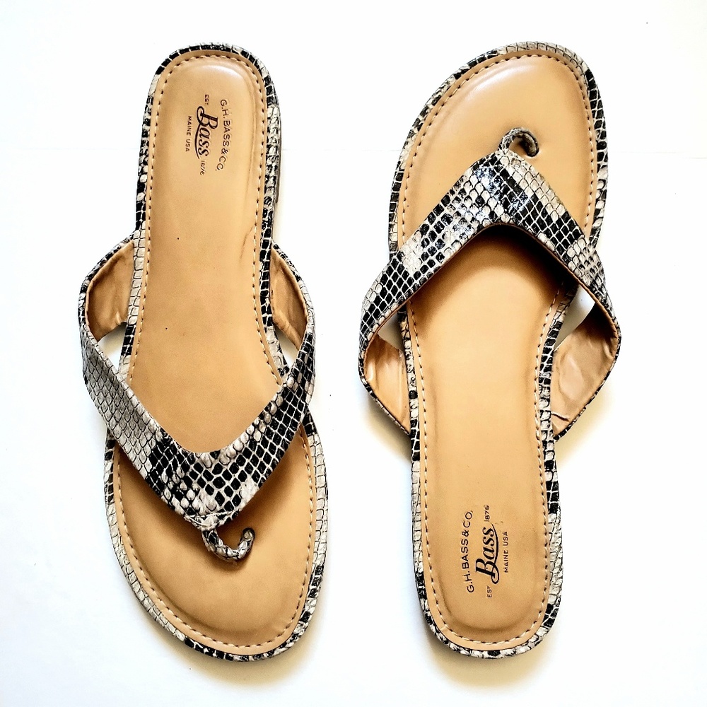 G.H. BASS & CO | Snakeskin Sandals
